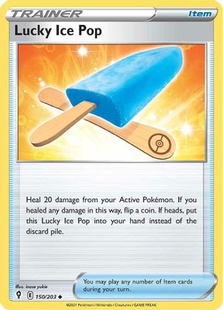 Lucky Ice Pop (150/203) [SWSH07 Evolving Skies] Reverse Holofoil - Uncommon
