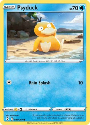 Psyduck (024/203) [SWSH07 Evolving Skies] Normal - Common