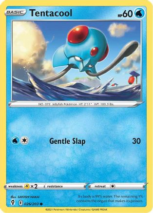 Tentacool (026/203) [SWSH07 Evolving Skies] Normal - Common