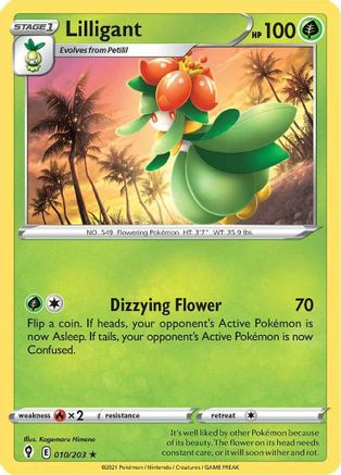 Lilligant (010/203) [SWSH07 Evolving Skies] Normal - Rare