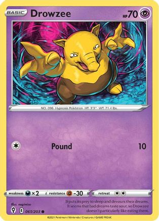 Drowzee (061/203) [SWSH07 Evolving Skies] Normal - Common