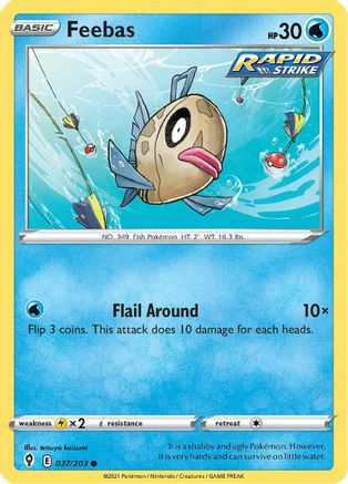 Feebas (037/203) [SWSH07 Evolving Skies] Normal - Common