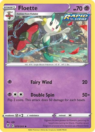 Floette (072/203) [SWSH07 Evolving Skies] Reverse Holofoil - Uncommon