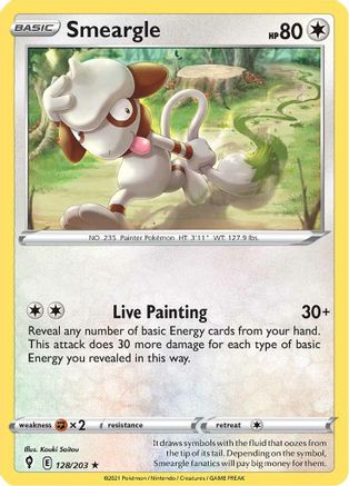 Smeargle (128/203) [SWSH07 Evolving Skies] Normal - Rare