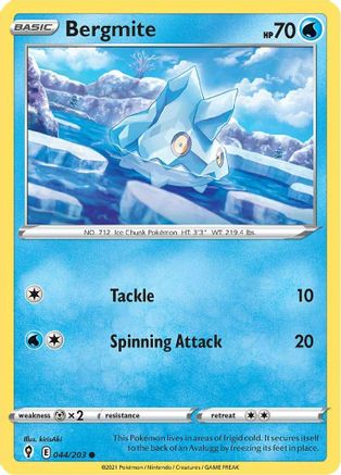 Bergmite (044/203) [SWSH07 Evolving Skies] Normal - Common
