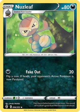 Nuzleaf (096/203) [SWSH07 Evolving Skies] Normal - Uncommon