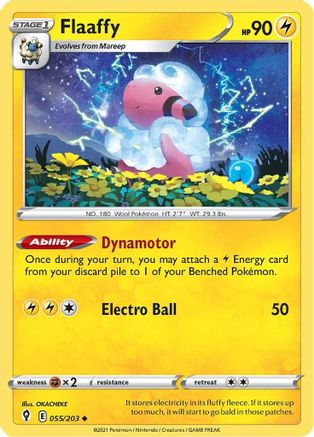 Flaaffy (055/203) [SWSH07 Evolving Skies] Reverse Holofoil - Uncommon