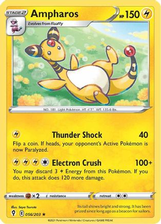 Ampharos (056/203) [SWSH07 Evolving Skies] Normal - Rare