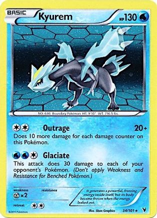 Kyurem (Cosmos Holo) (034/101) [Miscellaneous Cards & Products] Holofoil - Promo