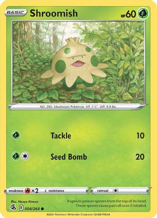 Shroomish (004/264) [SWSH08 Fusion Strike] Normal - Common