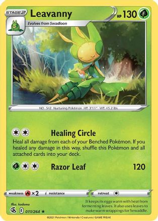 Leavanny (011/264) [SWSH08 Fusion Strike] Normal - Rare