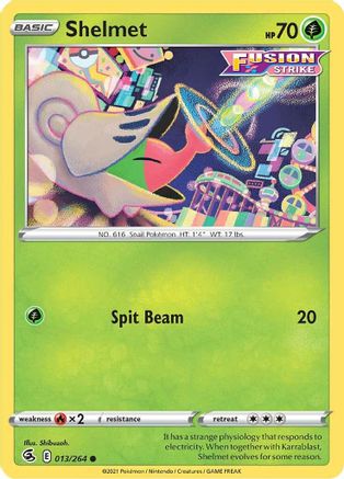 Shelmet (013/264) [SWSH08 Fusion Strike] Normal - Common