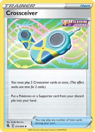 Crossceiver (231/264) [SWSH08 Fusion Strike] Normal - Uncommon