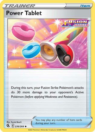 Power Tablet (236/264) [SWSH08 Fusion Strike] Normal - Uncommon