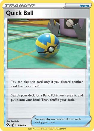 Quick Ball (237/264) [SWSH08 Fusion Strike] Normal - Uncommon