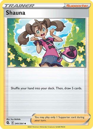 Shauna (240/264) [SWSH08 Fusion Strike] Reverse Holofoil - Uncommon