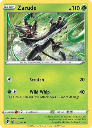 Zarude (027/264) [SWSH08 Fusion Strike] Normal - Uncommon