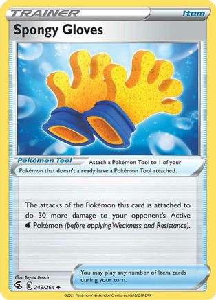 Spongy Gloves (243/264) [SWSH08 Fusion Strike] Normal - Uncommon