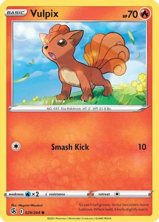 Vulpix (029/264) [SWSH08 Fusion Strike] Normal - Common