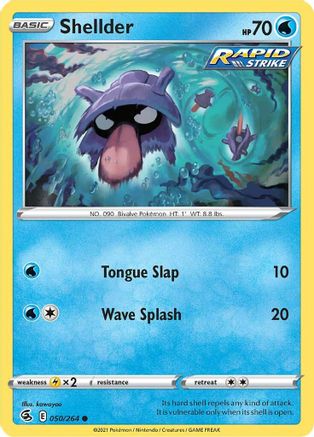 Shellder (050/264) [SWSH08 Fusion Strike] Normal - Common