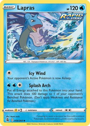 Lapras (054/264) [SWSH08 Fusion Strike] Normal - Uncommon