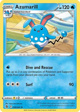 Azumarill (059/264) [SWSH08 Fusion Strike] Normal - Rare