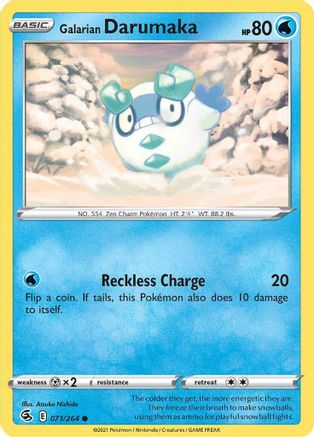 Galarian Darumaka (071/264) [SWSH08 Fusion Strike] Normal - Common