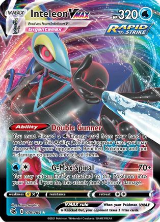 Inteleon VMAX (079/264) [SWSH08 Fusion Strike] Holofoil - Ultra Rare