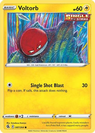 Voltorb (087/264) [SWSH08 Fusion Strike] Normal - Common