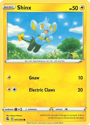 Shinx (091/264) [SWSH08 Fusion Strike] Normal - Common