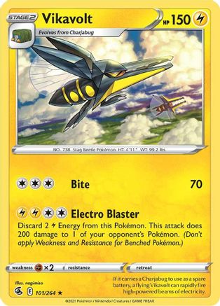 Vikavolt (101/264) [SWSH08 Fusion Strike] Normal - Rare