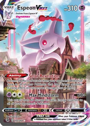Espeon VMAX (Alternate Art Secret) (270/264) [SWSH08 Fusion Strike] Holofoil - Secret Rare