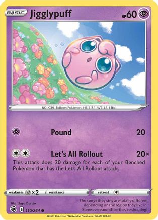 Jigglypuff (110/264) [SWSH08 Fusion Strike] Normal - Common