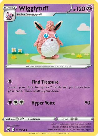 Wigglytuff (111/264) [SWSH08 Fusion Strike] Normal - Uncommon