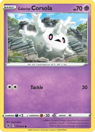 Galarian Corsola (117/264) [SWSH08 Fusion Strike] Normal - Common