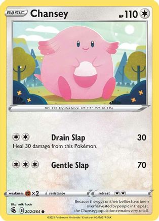 Chansey (202/264) [SWSH08 Fusion Strike] Normal - Common