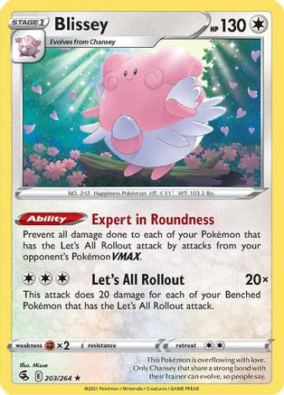 Blissey (203/264) [SWSH08 Fusion Strike] Normal - Rare