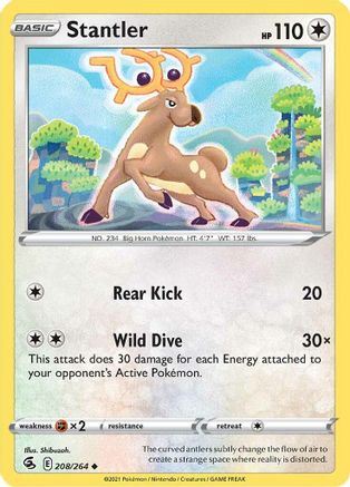 Stantler (208/264) [SWSH08 Fusion Strike] Normal - Uncommon