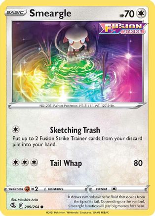 Smeargle (209/264) [SWSH08 Fusion Strike] Normal - Common