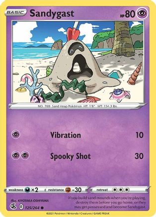 Sandygast (125/264) [SWSH08 Fusion Strike] Normal - Common