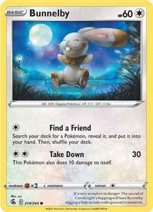 Bunnelby (214/264) [SWSH08 Fusion Strike] Normal - Common