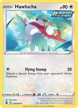 Hawlucha (216/264) [SWSH08 Fusion Strike] Normal - Uncommon