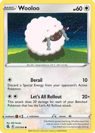 Wooloo (221/264) [SWSH08 Fusion Strike] Normal - Common