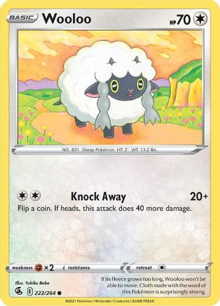 Wooloo (222/264) [SWSH08 Fusion Strike] Normal - Common