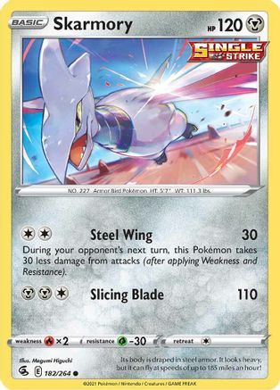 Skarmory (182/264) [SWSH08 Fusion Strike] Normal - Common