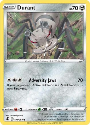 Durant (184/264) [SWSH08 Fusion Strike] Normal - Common