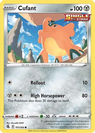 Cufant (191/264) [SWSH08 Fusion Strike] Normal - Common