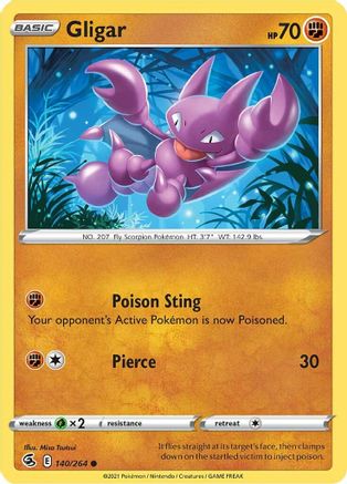 Gligar (140/264) [SWSH08 Fusion Strike] Normal - Common