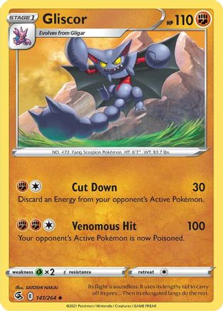 Gliscor (141/264) [SWSH08 Fusion Strike] Normal - Uncommon