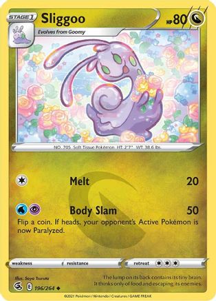 Sliggoo (196/264) [SWSH08 Fusion Strike] Normal - Uncommon